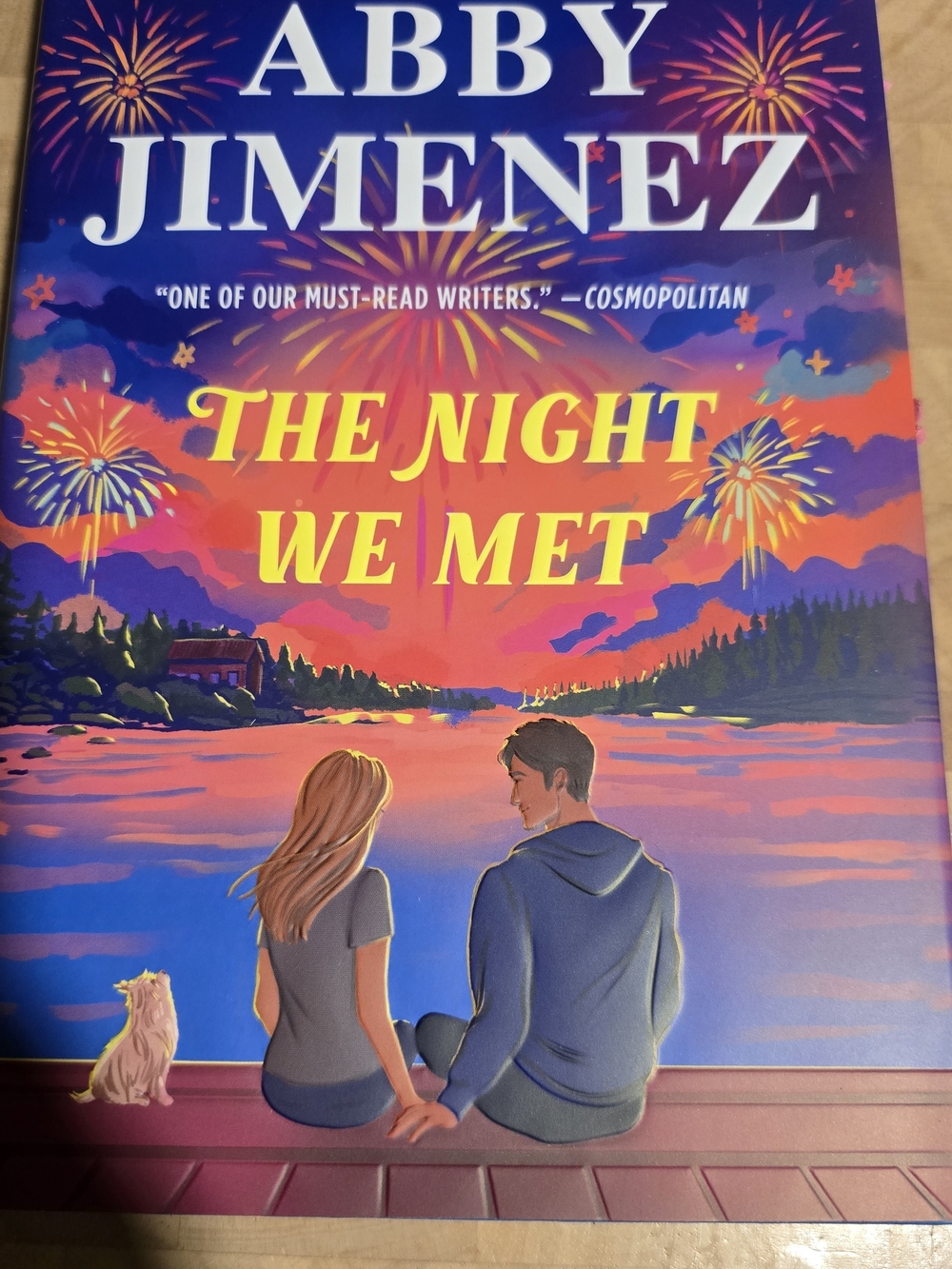 Abby Jimenez - The Night We Met (Purple/Orange/Pink Cover) Signed!